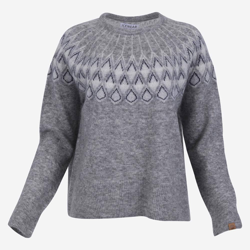 Ásbyrgi Mohair Wollpullover 