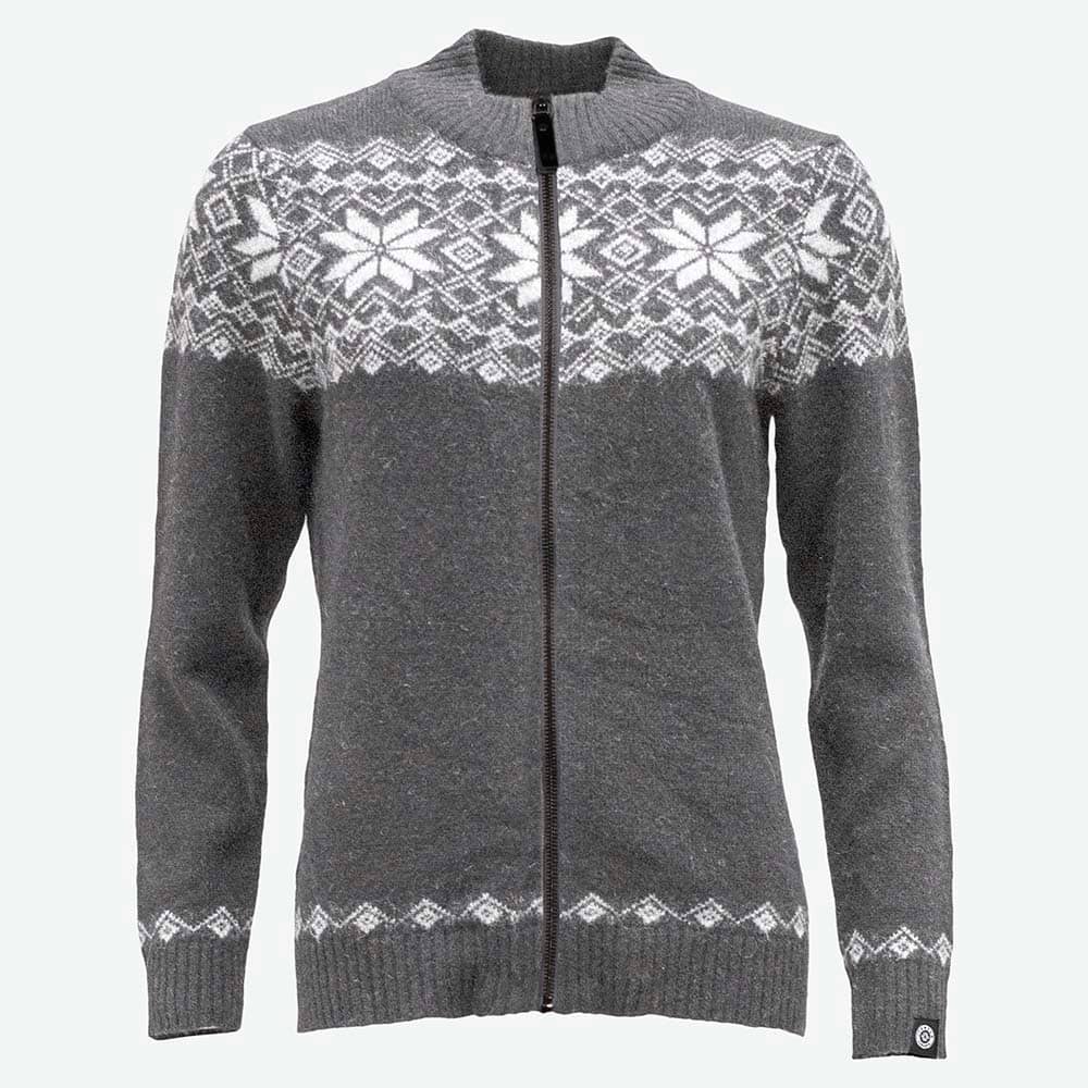 NÓTT rennd angóru ullarpeysa