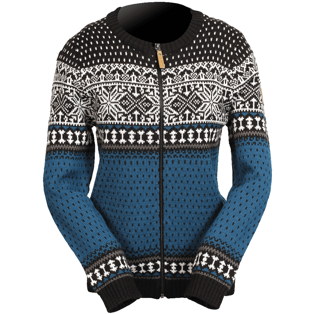 MARTHA rennd peysa með norsku mynstri